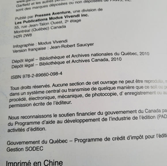 FRENCH Garfield album bande dessinee # 48 - Picture 4 of 4